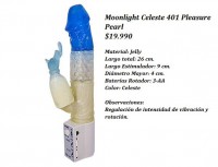 VIBRADOR MOON LIGTH CELESTE